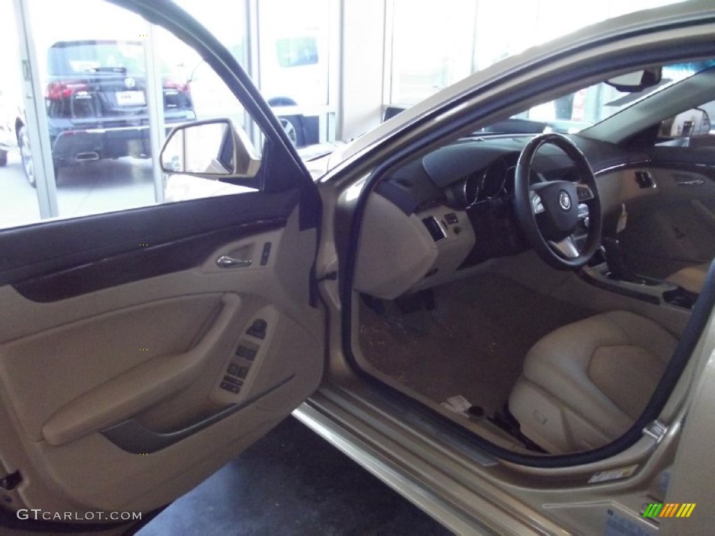 2013 CTS 3.6 Sedan - Summer Gold Metallic / Cashmere/Cocoa photo #9