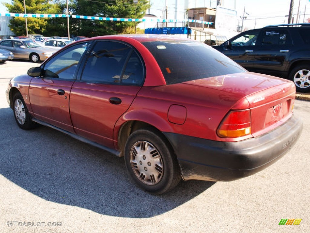 1997 S Series SL1 Sedan - Medium Red / Gray photo #3