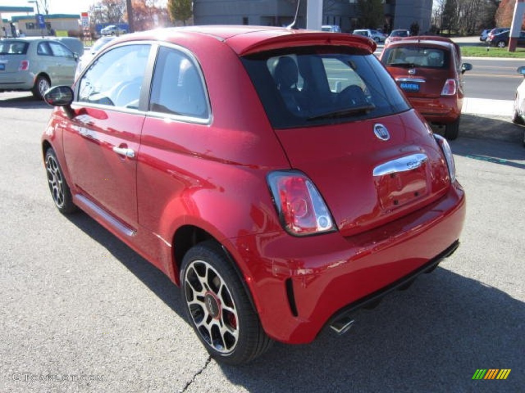 Rosso (Red) 2013 Fiat 500 Turbo Exterior Photo #73708052
