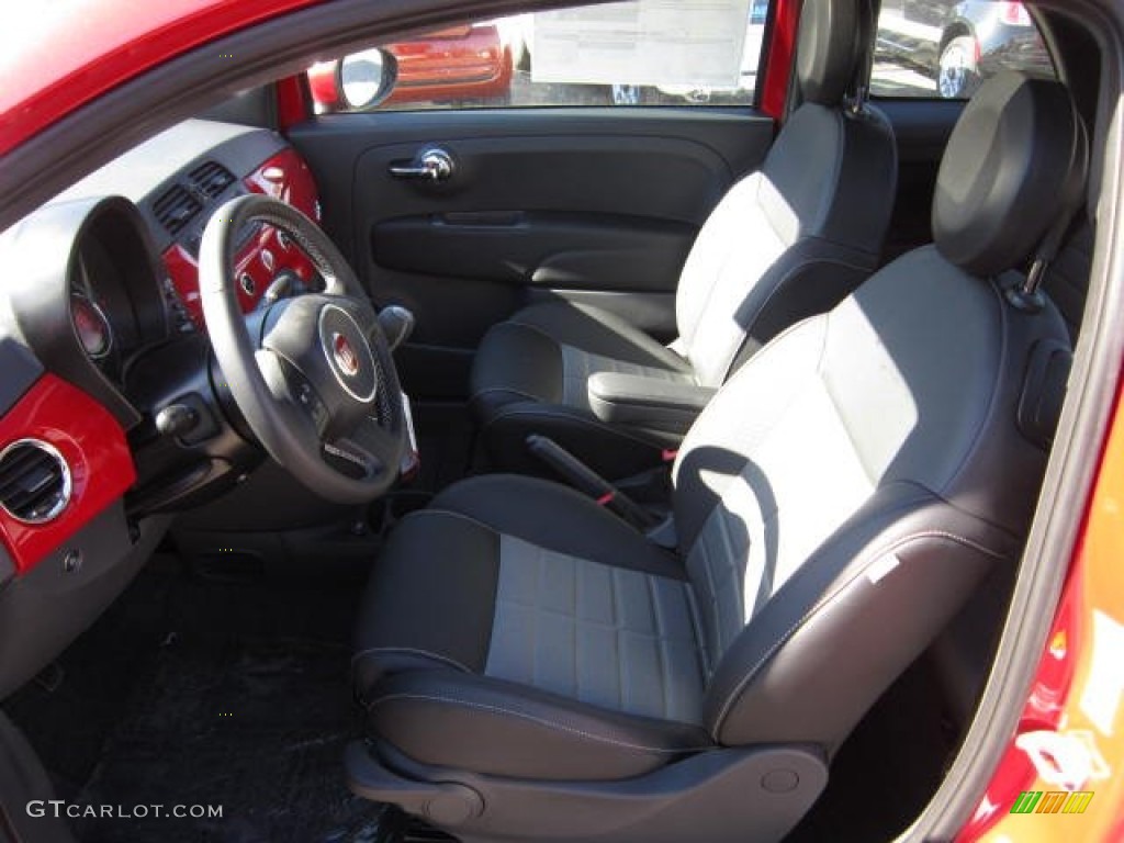 2013 Fiat 500 Turbo Front Seat Photo #73708121
