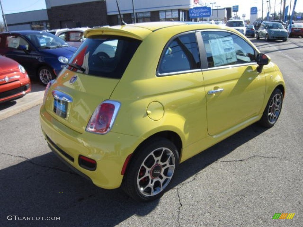 2013 500 Sport - Giallo (Yellow) / Sport Nero/Grigio/Nero (Black/Gray/Black) photo #4