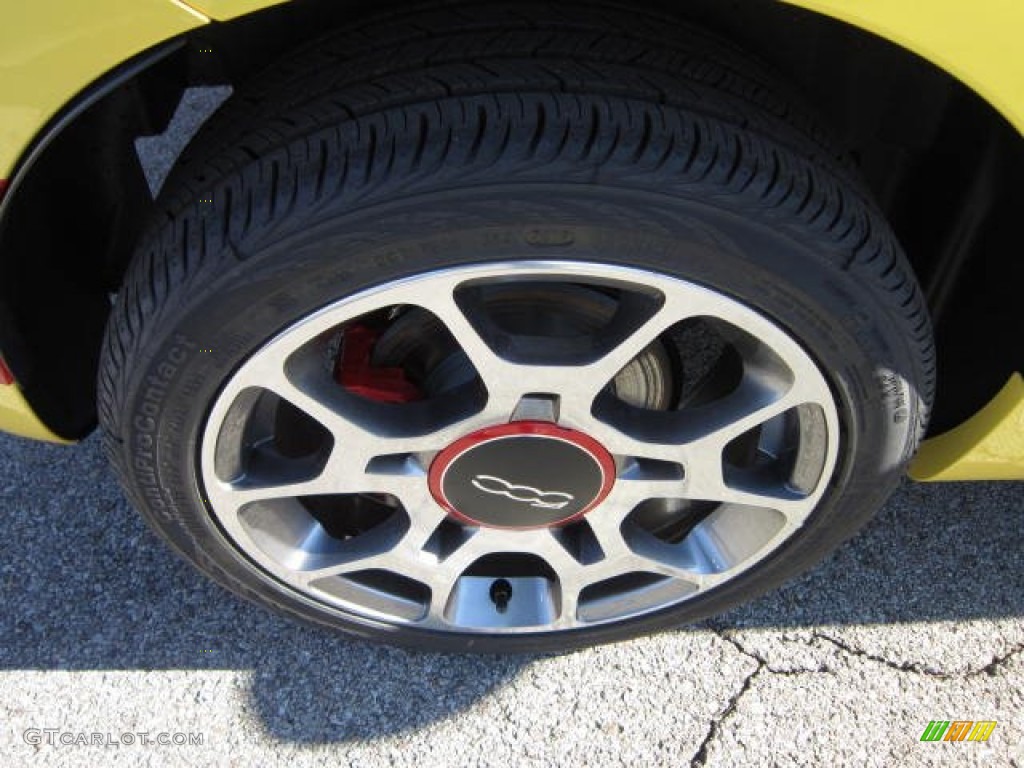 2013 500 Sport - Giallo (Yellow) / Sport Nero/Grigio/Nero (Black/Gray/Black) photo #5