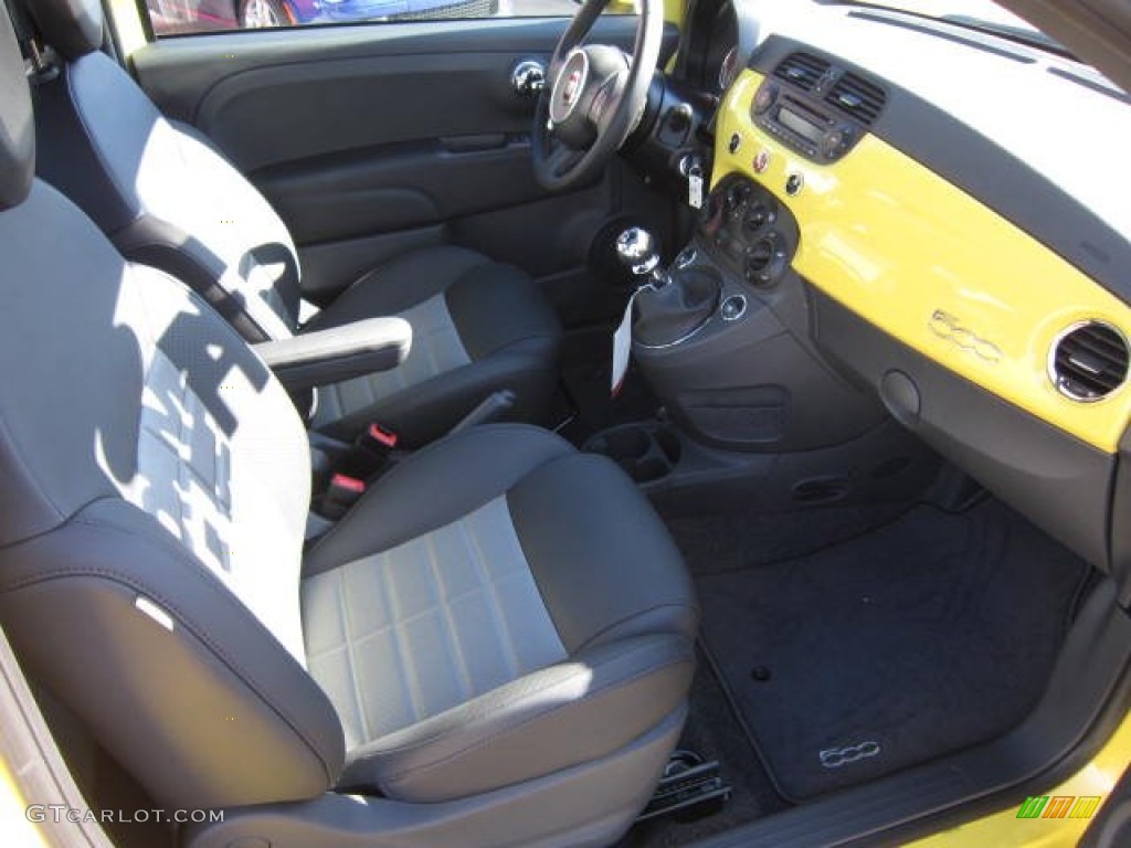 2013 500 Sport - Giallo (Yellow) / Sport Nero/Grigio/Nero (Black/Gray/Black) photo #6