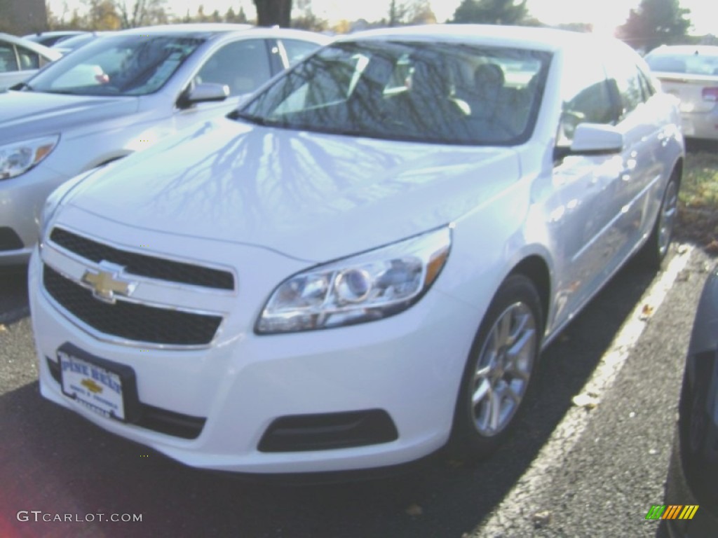 2013 Malibu LT - Summit White / Cocoa/Light Neutral photo #1