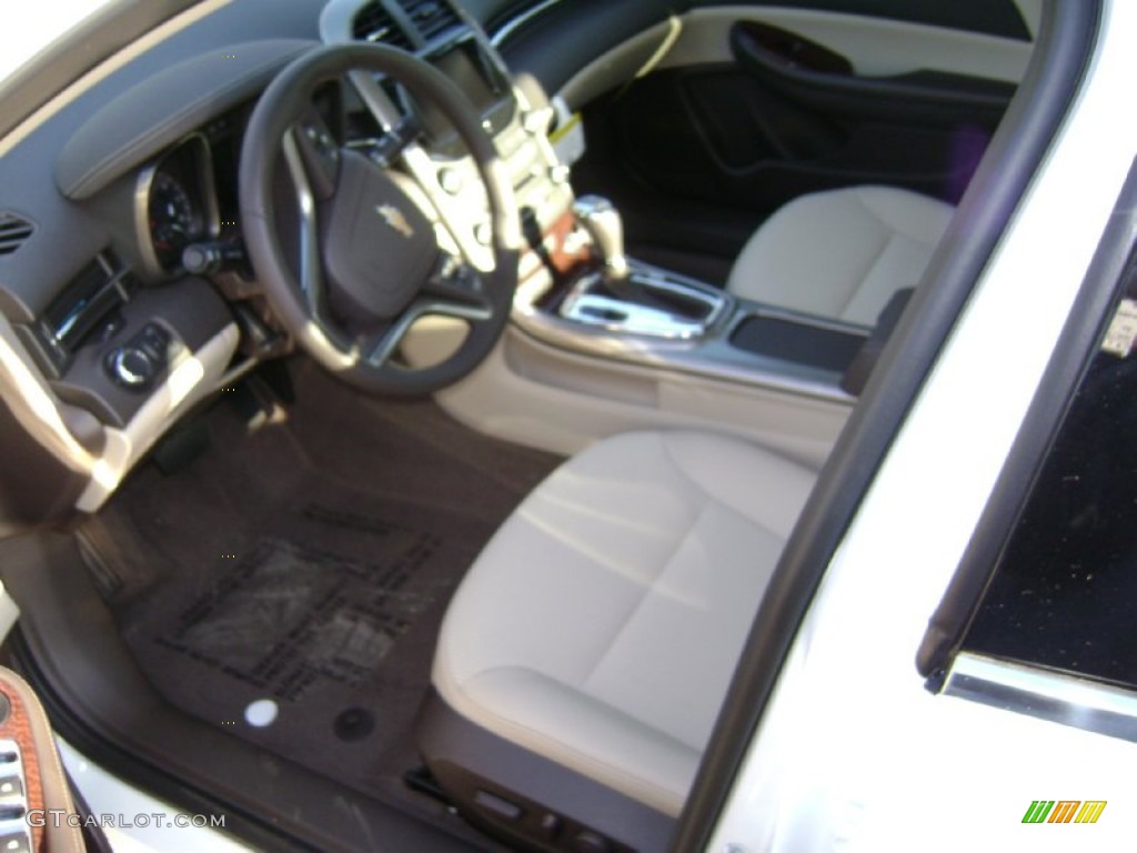 2013 Malibu LT - Summit White / Cocoa/Light Neutral photo #2