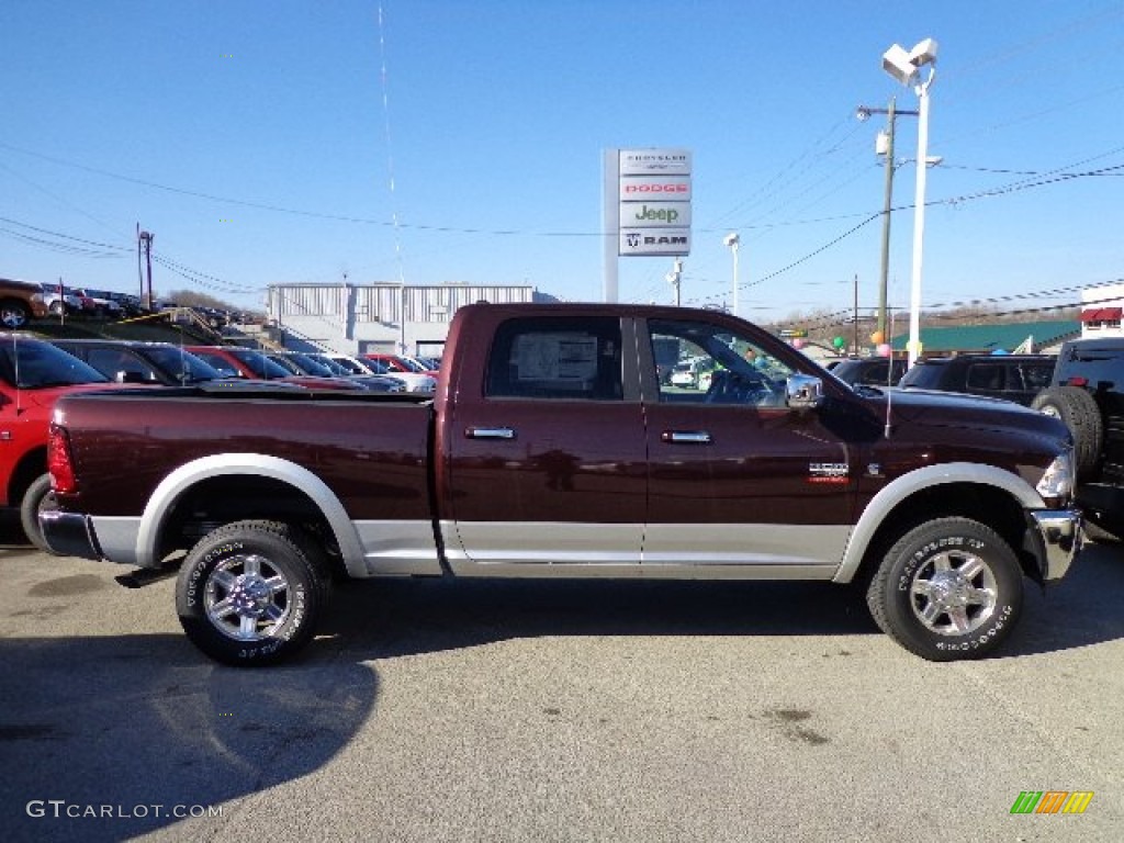 2012 Ram 2500 HD Laramie Crew Cab 4x4 - Deep Molten Red Pearl / Dark Slate photo #6