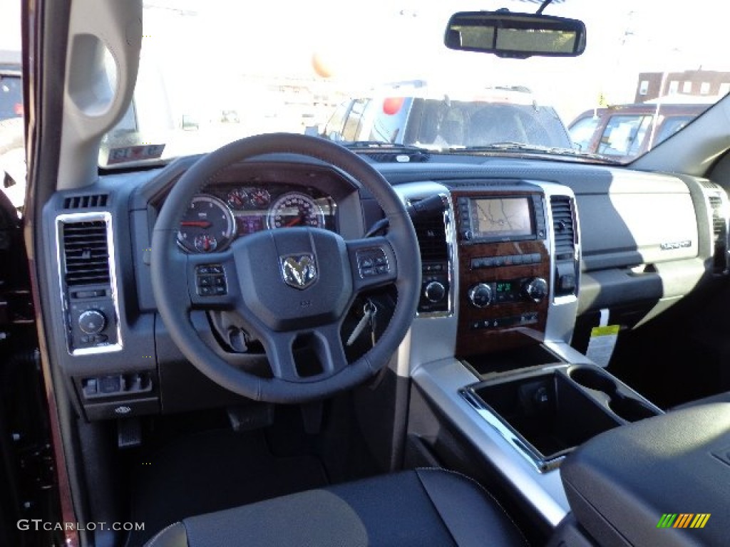 2012 Ram 2500 HD Laramie Crew Cab 4x4 - Deep Molten Red Pearl / Dark Slate photo #13