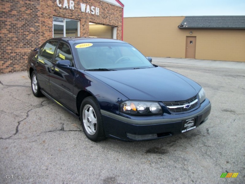 2002 Impala LS - Navy Blue Metallic / Medium Gray photo #1