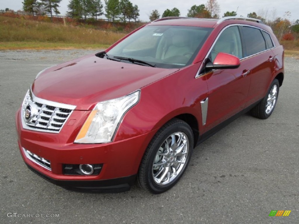 2013 SRX Performance FWD - Crystal Red Tintcoat / Shale/Brownstone photo #1