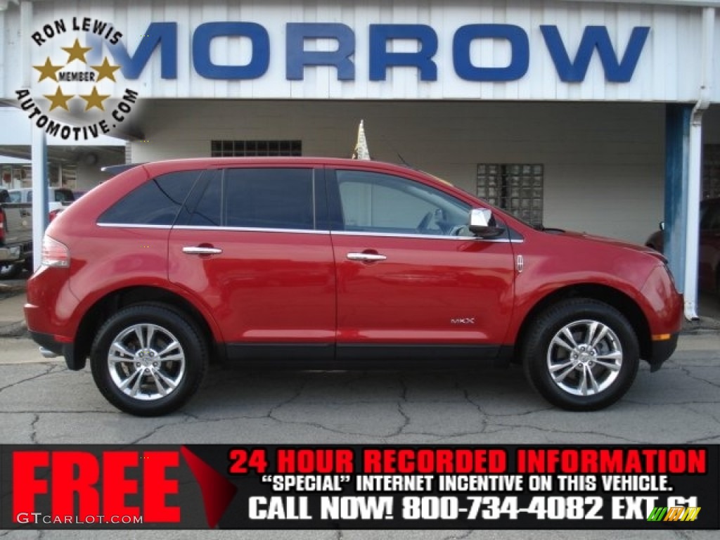 2010 MKX AWD - Red Candy Metallic / Charcoal Black photo #1