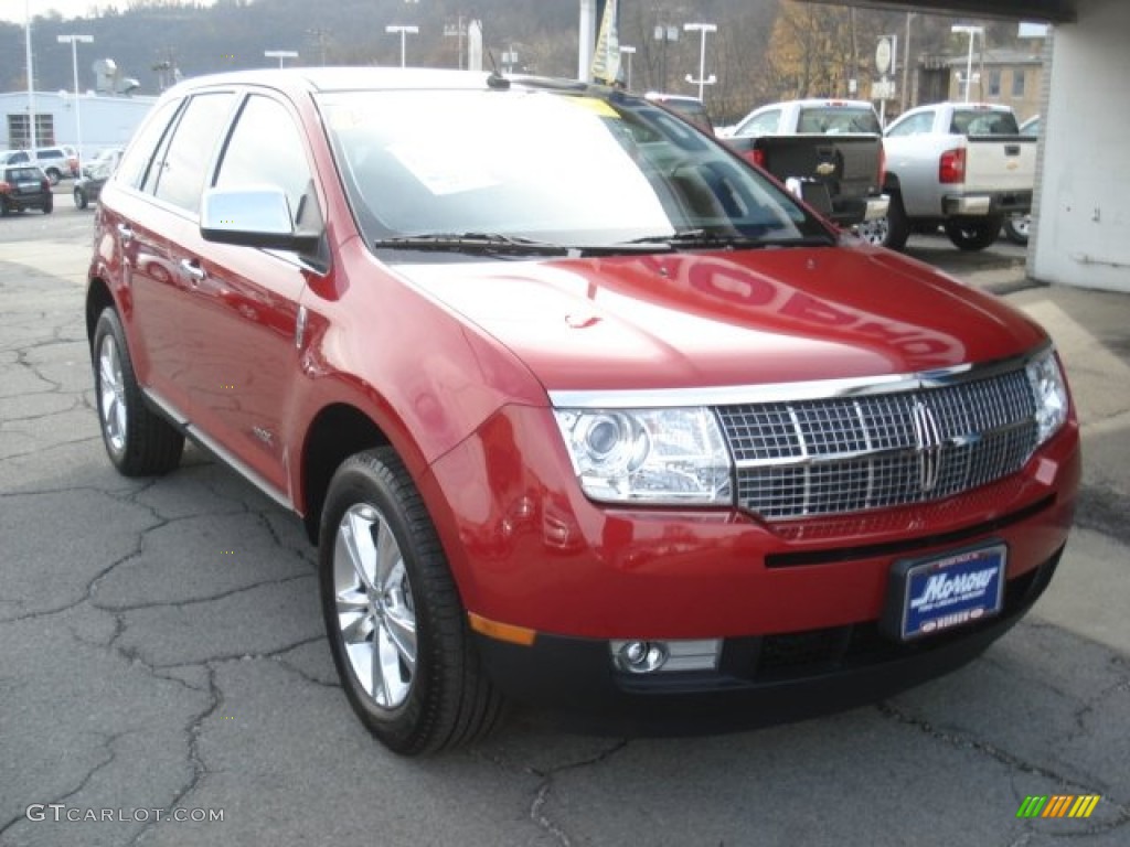 2010 MKX AWD - Red Candy Metallic / Charcoal Black photo #2