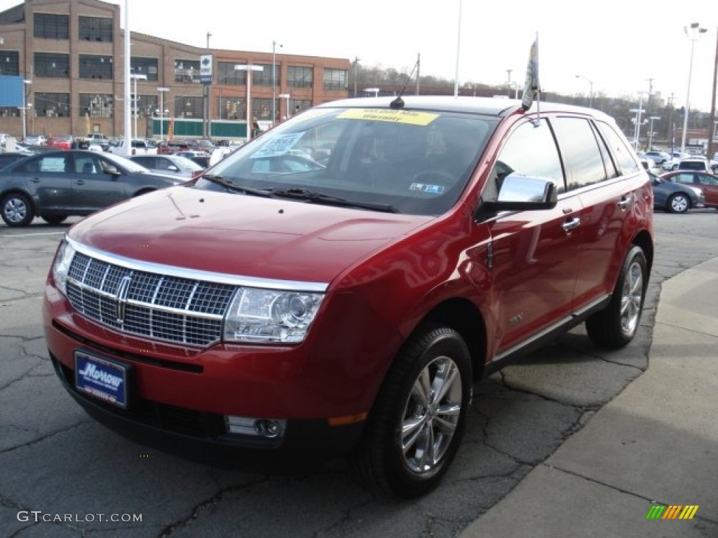 2010 MKX AWD - Red Candy Metallic / Charcoal Black photo #4