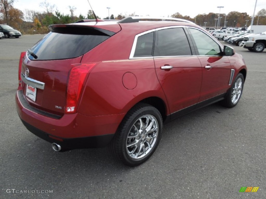 2013 SRX Performance FWD - Crystal Red Tintcoat / Shale/Brownstone photo #4