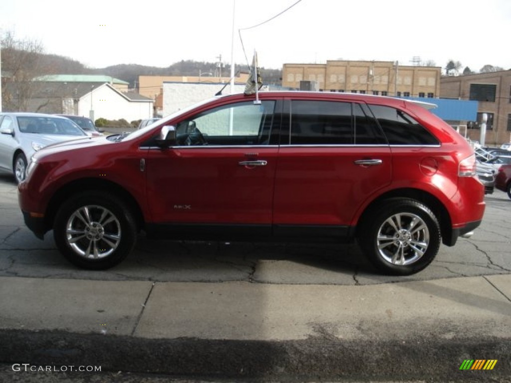 2010 MKX AWD - Red Candy Metallic / Charcoal Black photo #5