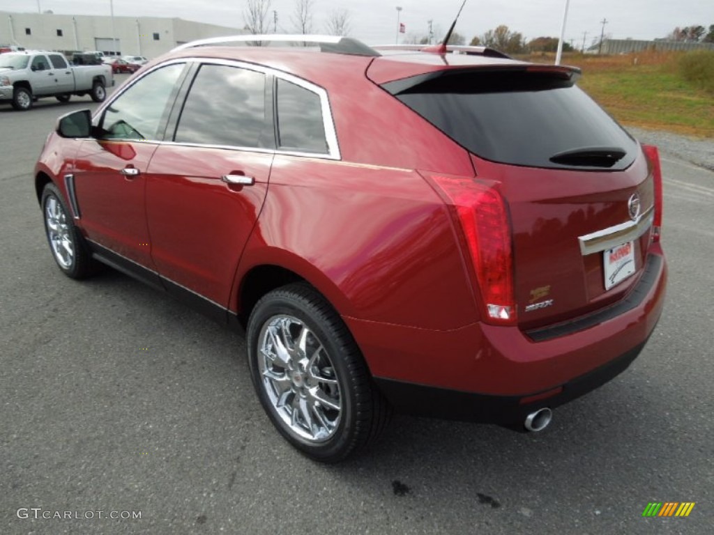 2013 SRX Performance FWD - Crystal Red Tintcoat / Shale/Brownstone photo #5
