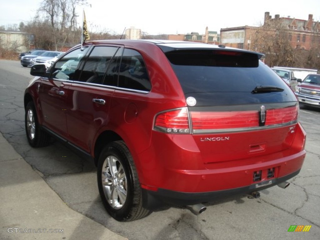 2010 MKX AWD - Red Candy Metallic / Charcoal Black photo #6