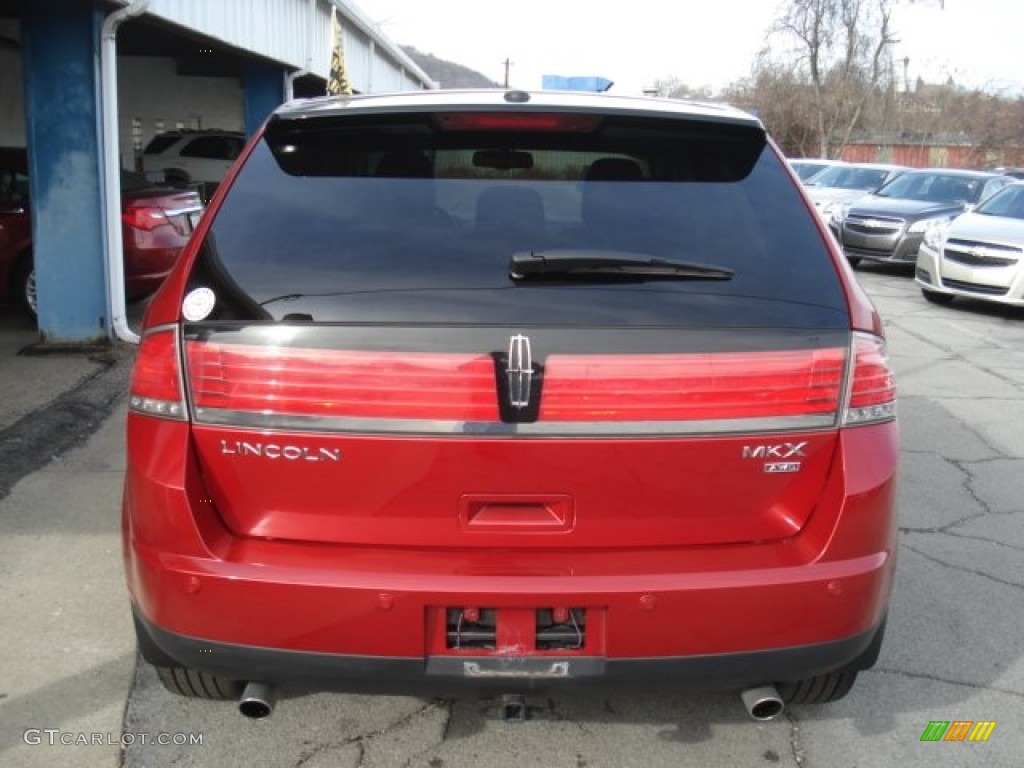 2010 MKX AWD - Red Candy Metallic / Charcoal Black photo #7