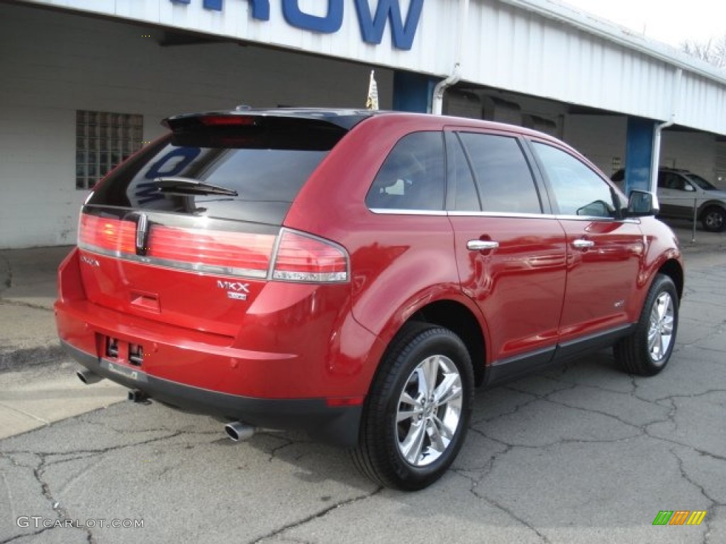 2010 MKX AWD - Red Candy Metallic / Charcoal Black photo #8