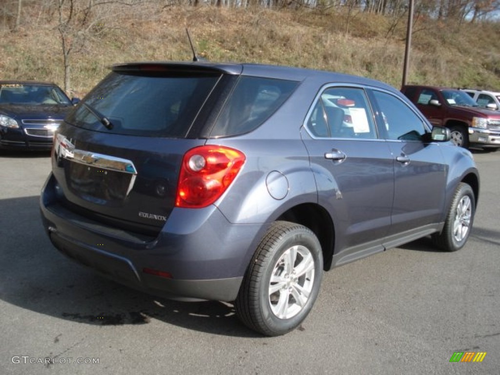 2013 Equinox LS AWD - Atlantis Blue Metallic / Jet Black photo #8