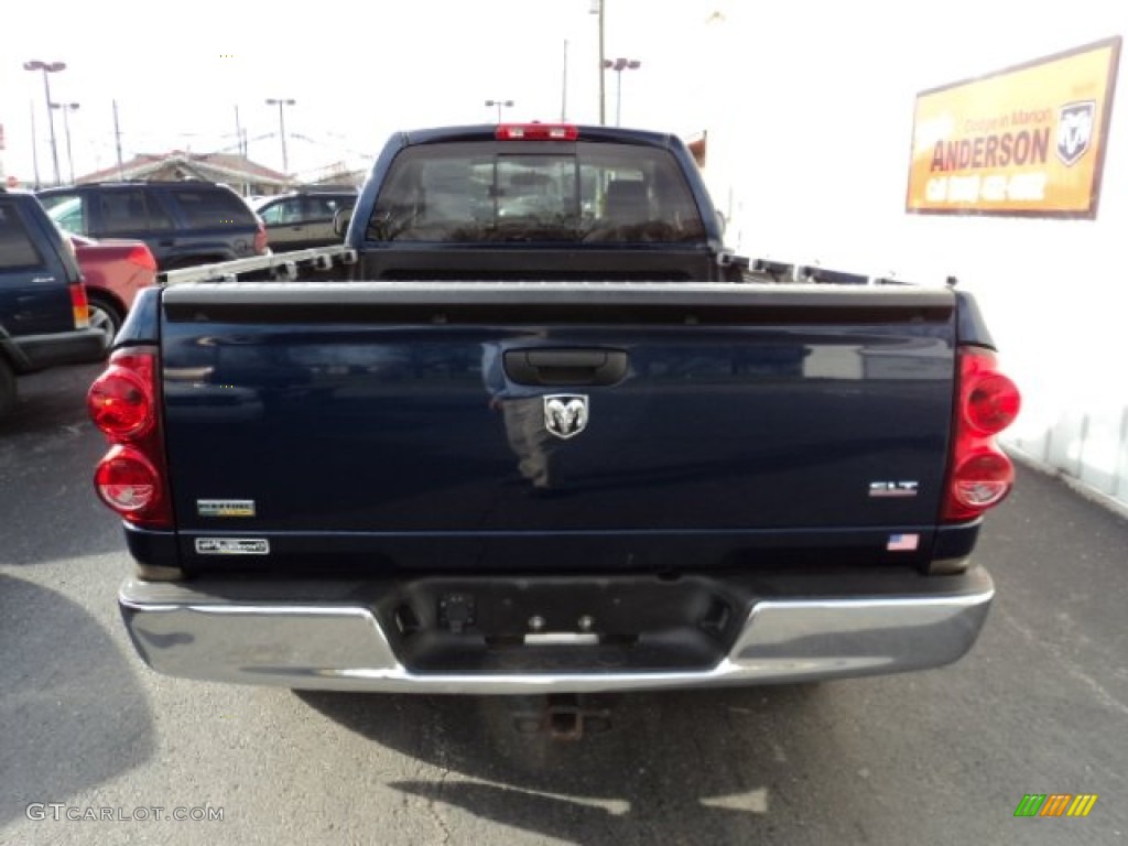 2008 Ram 1500 SLT Regular Cab - Patriot Blue Pearl / Medium Slate Gray photo #4