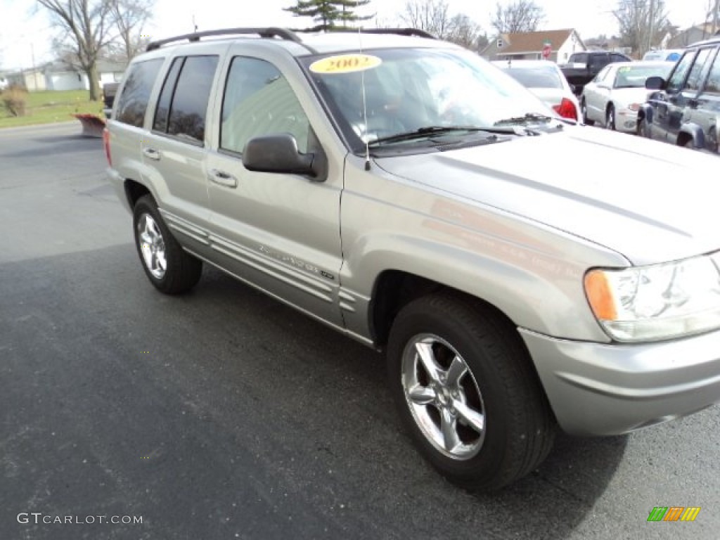 2002 Grand Cherokee Limited 4x4 - Bright Silver Metallic / Dark Slate Gray photo #3