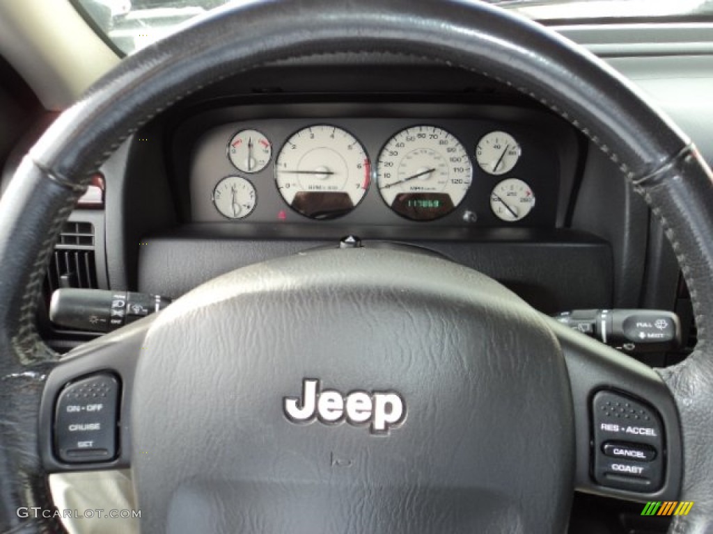 2002 Grand Cherokee Limited 4x4 - Bright Silver Metallic / Dark Slate Gray photo #12