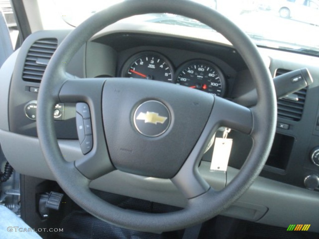 2013 Silverado 1500 Work Truck Regular Cab 4x4 - Silver Ice Metallic / Dark Titanium photo #17