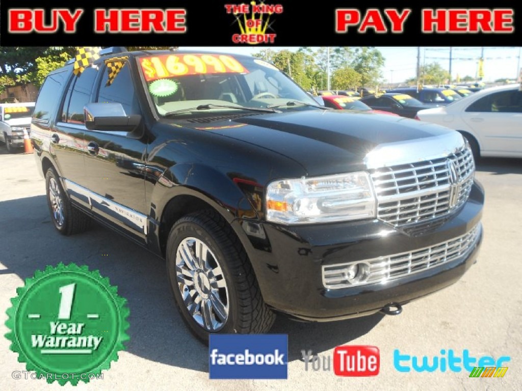 2007 Navigator Luxury - Black / Stone photo #1