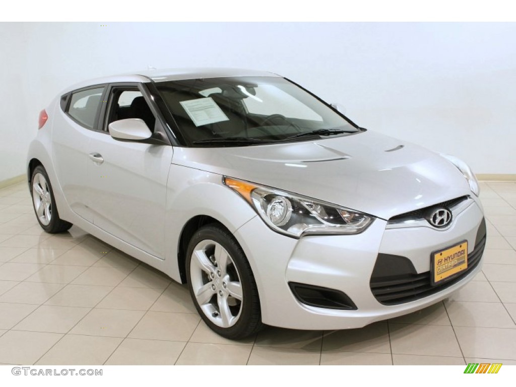 2012 Veloster  - Ironman Silver / Black photo #1