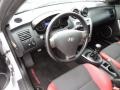 SE Red Leather/Black Sport Grip 2008 Hyundai Tiburon SE Interior Color