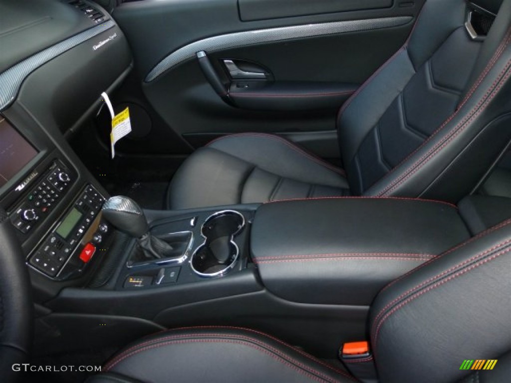 Nero Interior 2013 Maserati GranTurismo Sport Coupe Photo #73718843