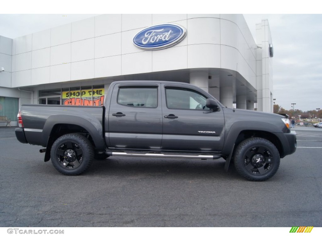 2010 Tacoma V6 Double Cab 4x4 - Magnetic Gray Metallic / Graphite photo #2