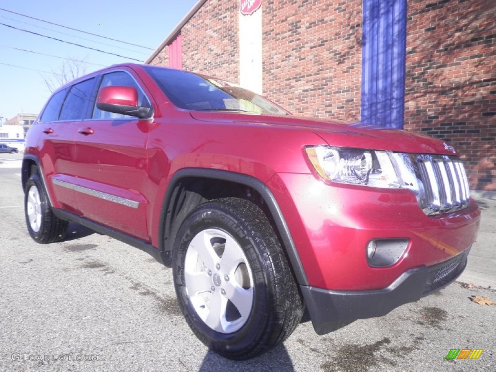 2013 Grand Cherokee Laredo X Package 4x4 - Deep Cherry Red Crystal Pearl / Dark Graystone/Medium Graystone photo #1