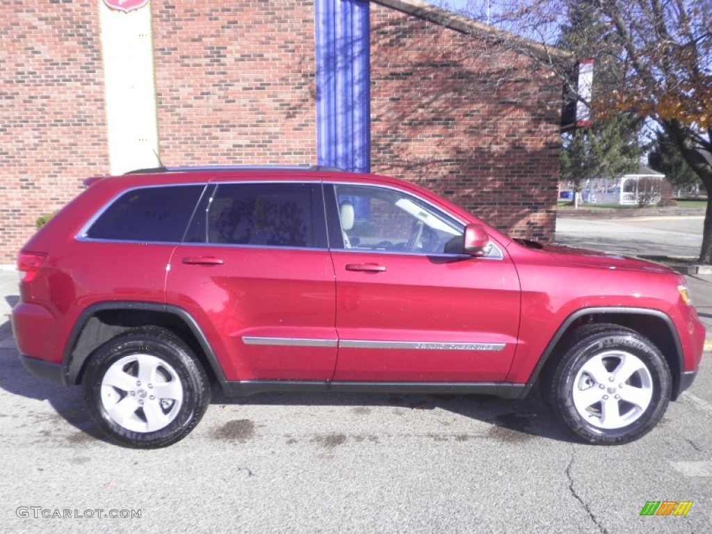 2013 Grand Cherokee Laredo X Package 4x4 - Deep Cherry Red Crystal Pearl / Dark Graystone/Medium Graystone photo #2