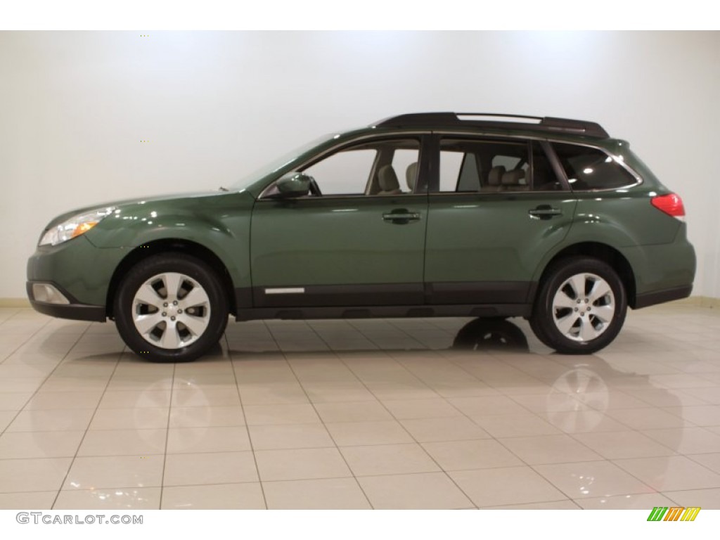 Cypress Green Pearl 2010 Subaru Outback 2.5i Premium Wagon Exterior Photo #73719005