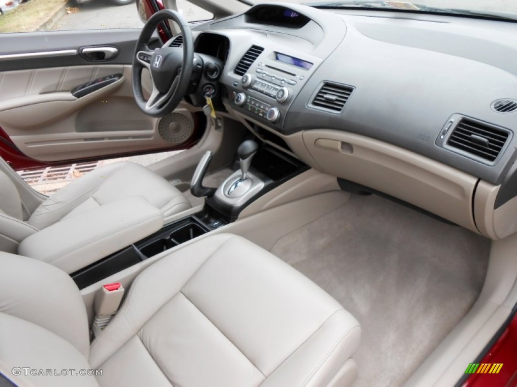 Beige Interior 2009 Honda Civic LX Sedan Photo #73719830