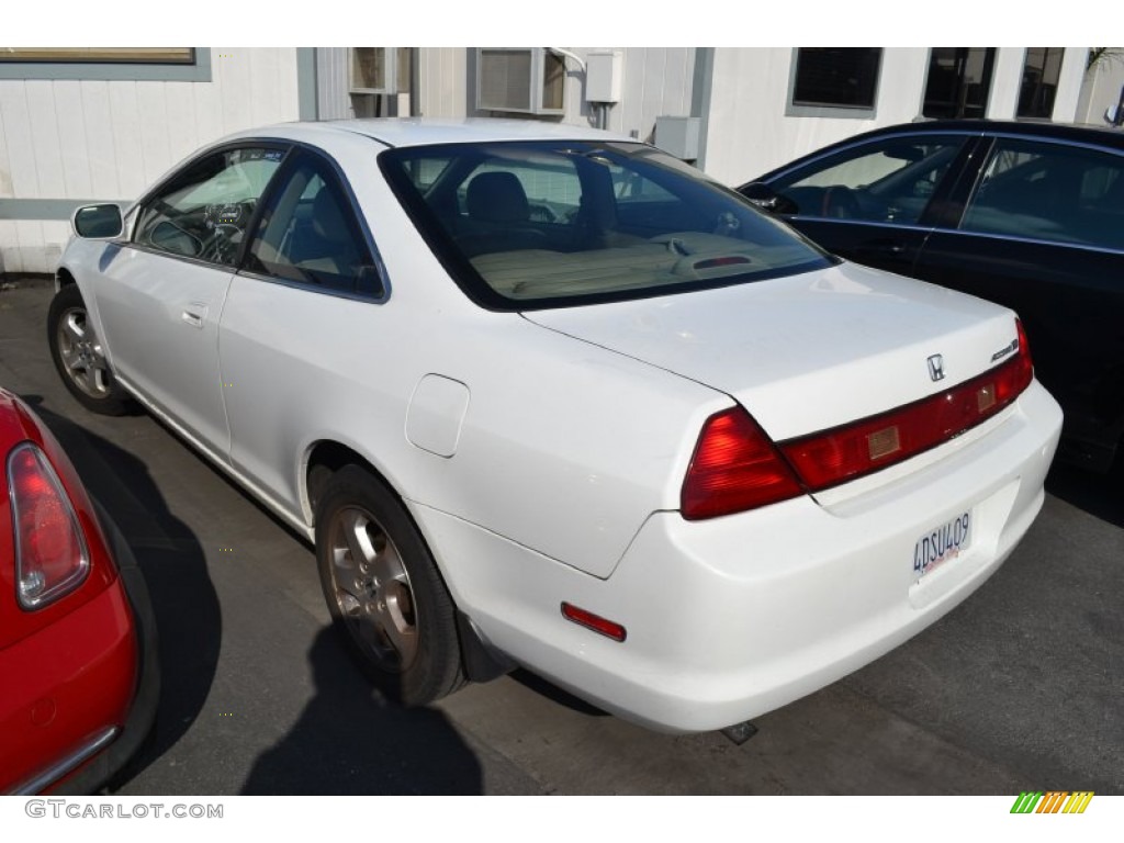 1999 Accord EX V6 Coupe - Taffeta White / Charcoal photo #3