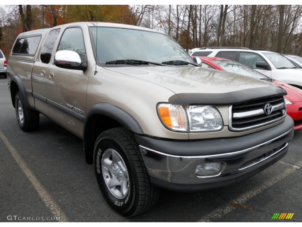 2002 Tundra SR5 Access Cab 4x4 - Desert Sand / Oak photo #1
