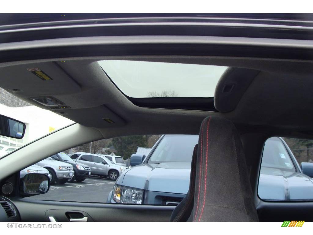 2002 Civic Si Hatchback - Nighthawk Black Pearl / Black photo #13