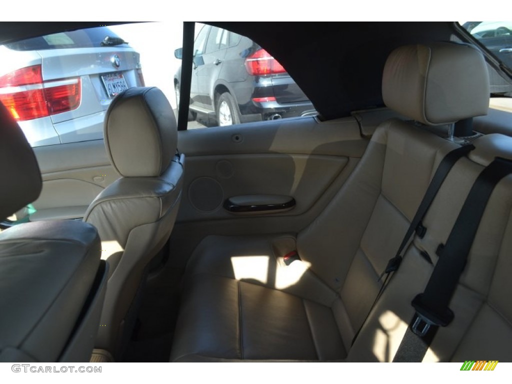 2006 3 Series 325i Convertible - Jet Black / Sand photo #6