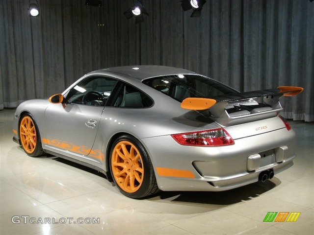 2007 911 GT3 RS - Arctic Silver Metallic / Black photo #2