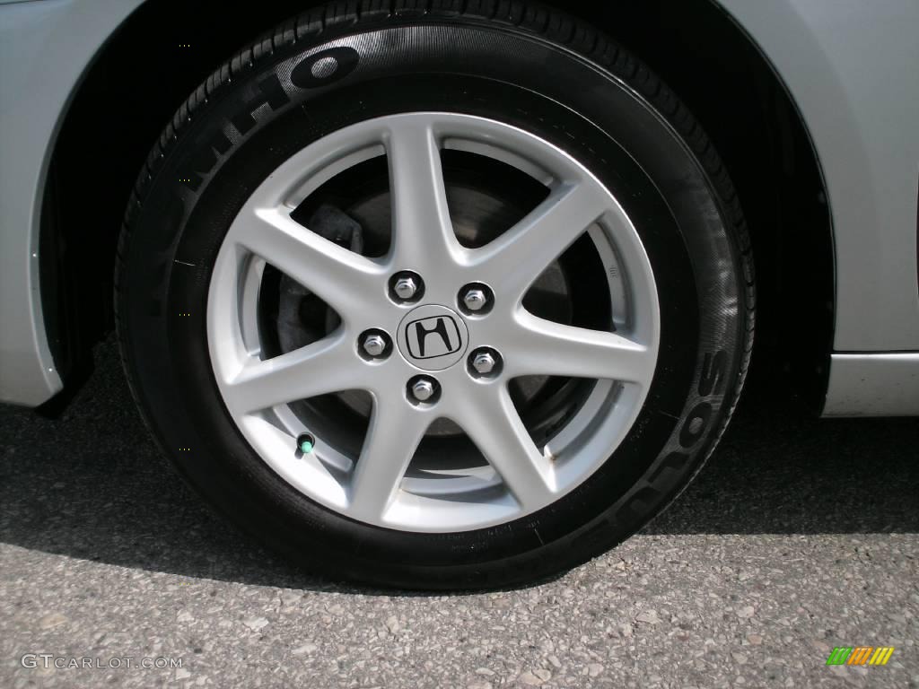 2003 Accord EX V6 Coupe - Satin Silver Metallic / Black photo #6