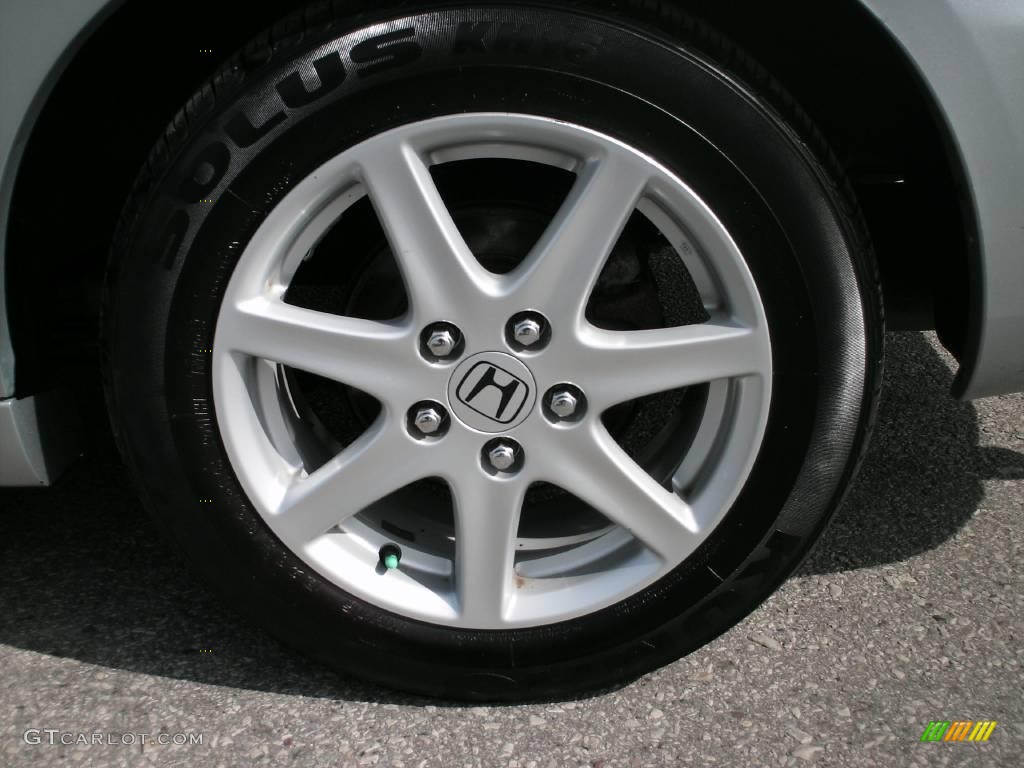 2003 Accord EX V6 Coupe - Satin Silver Metallic / Black photo #7