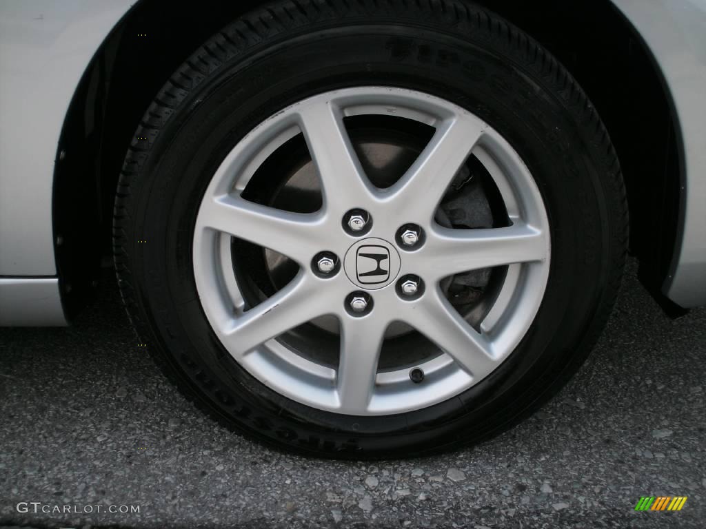 2003 Accord EX V6 Coupe - Satin Silver Metallic / Black photo #9