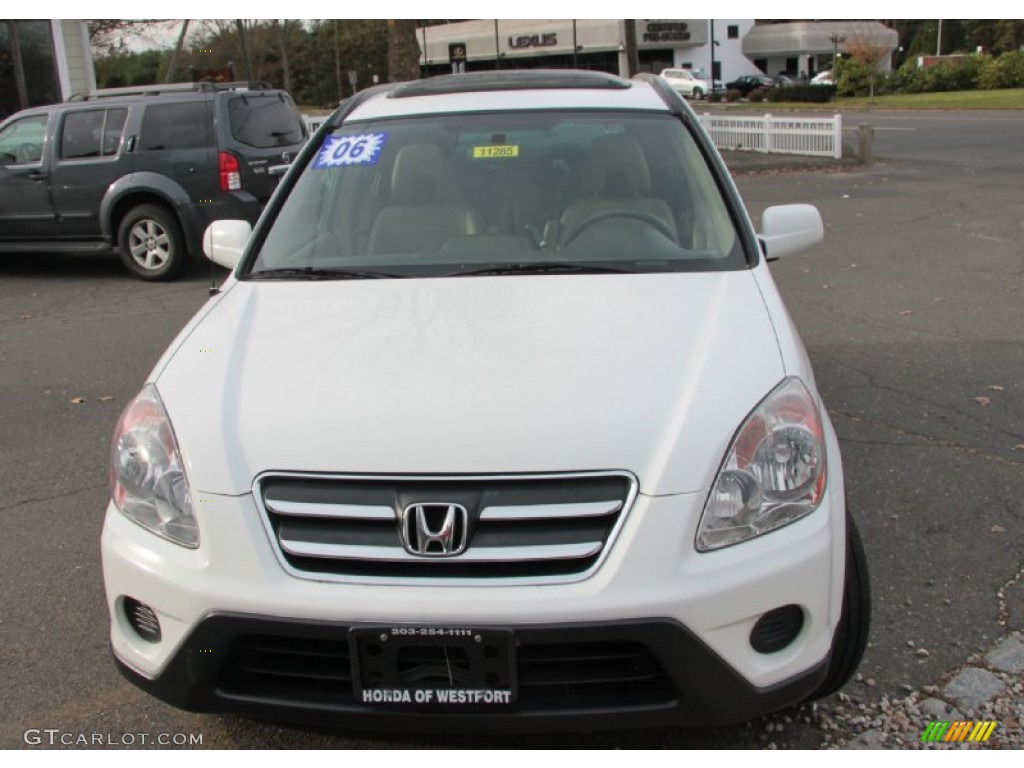 2006 CR-V SE 4WD - Taffeta White / Ivory photo #2