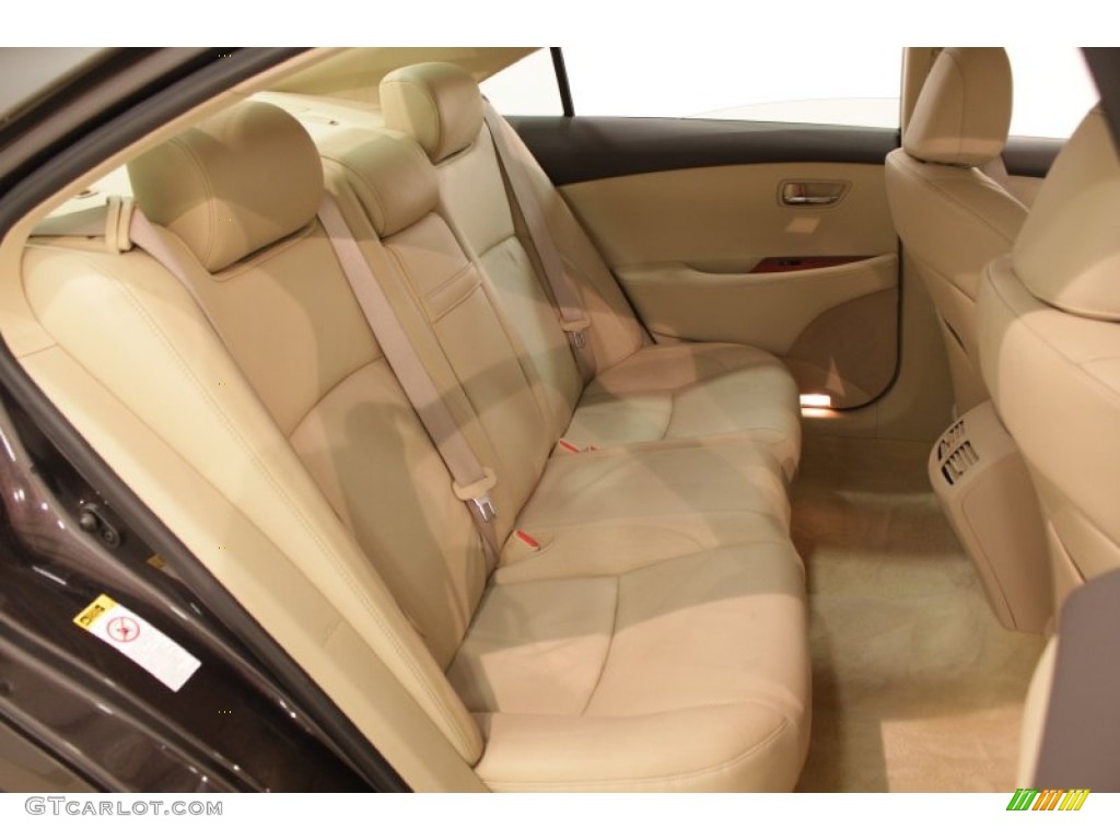 2009 Lexus ES 350 Pebble Beach Edition Rear Seat Photo #73721510