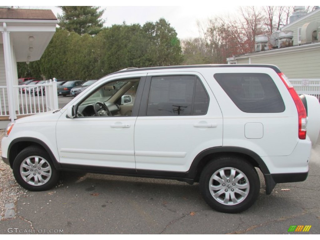 2006 CR-V SE 4WD - Taffeta White / Ivory photo #12