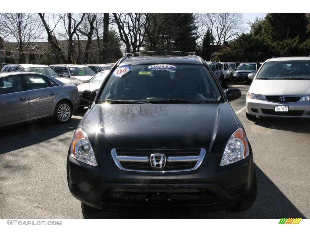 2004 CR-V EX 4WD - Nighthawk Black Pearl / Black photo #2