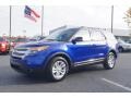 2013 Deep Impact Blue Metallic Ford Explorer XLT  photo #6