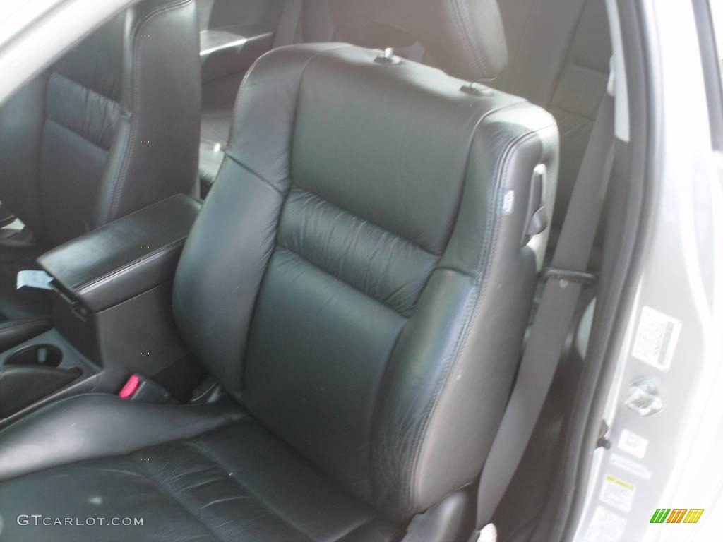 2003 Accord EX V6 Coupe - Satin Silver Metallic / Black photo #21